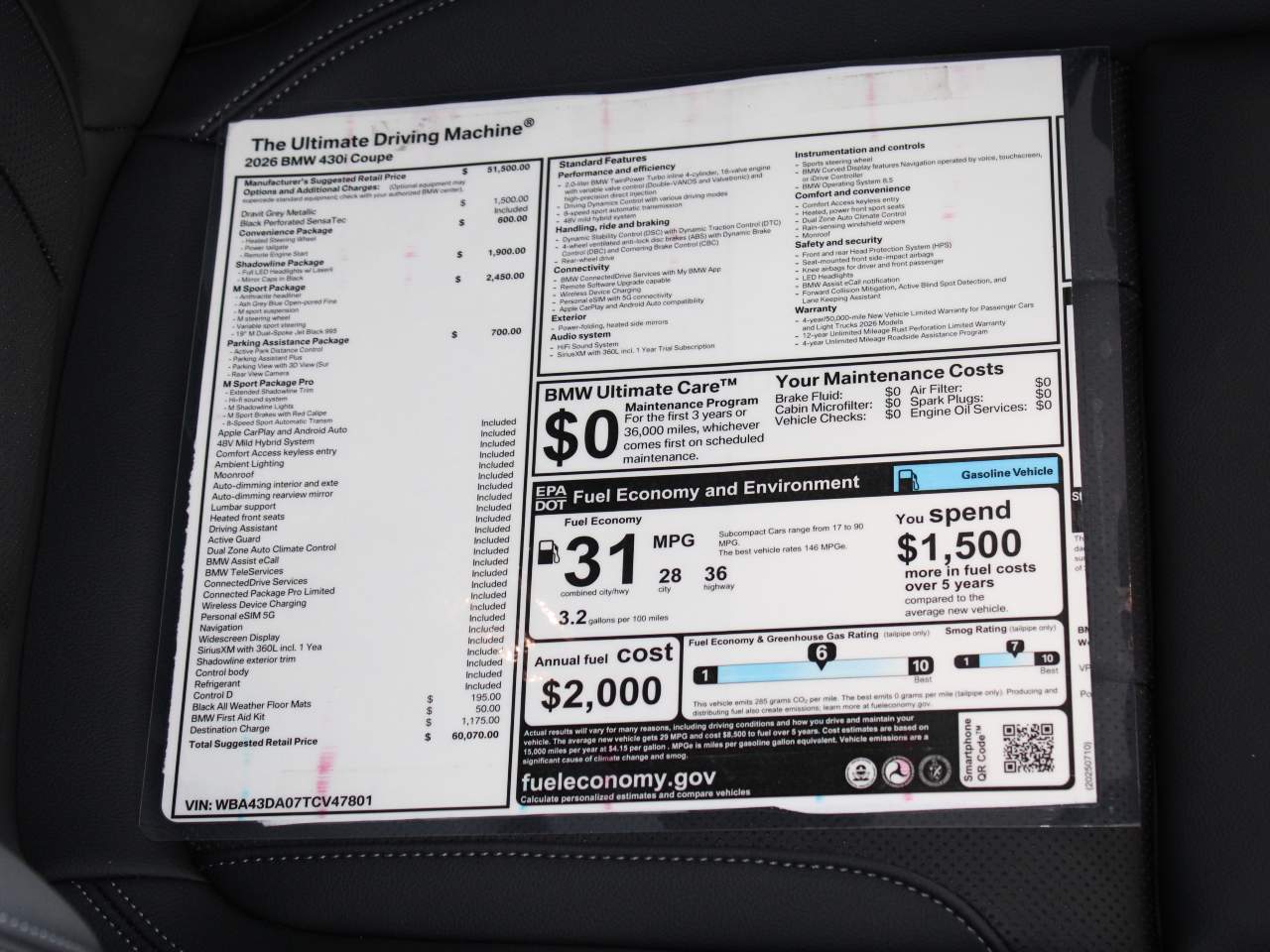 2026 BMW 4-Series 430i Coupe