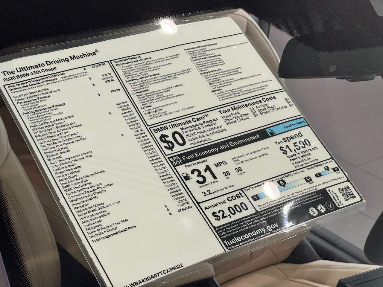 2026 BMW 4-Series 430i Coupe