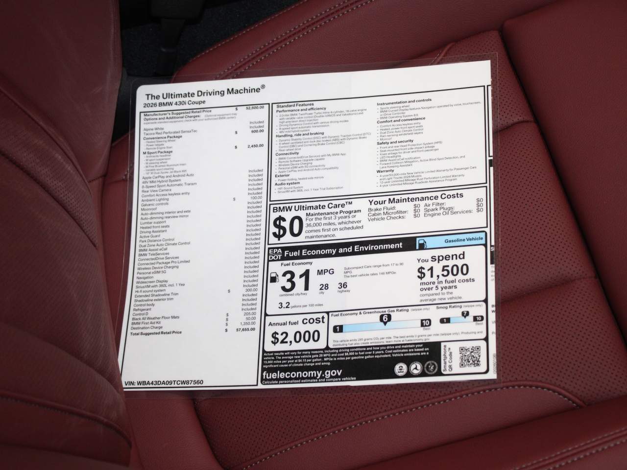 2026 BMW 4-Series 430i Coupe