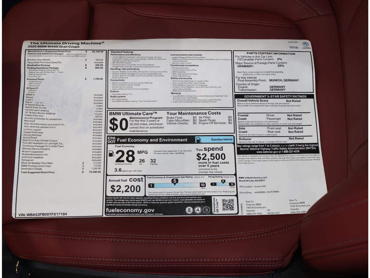 2026 BMW 4-Series M440i Gran Coupe
