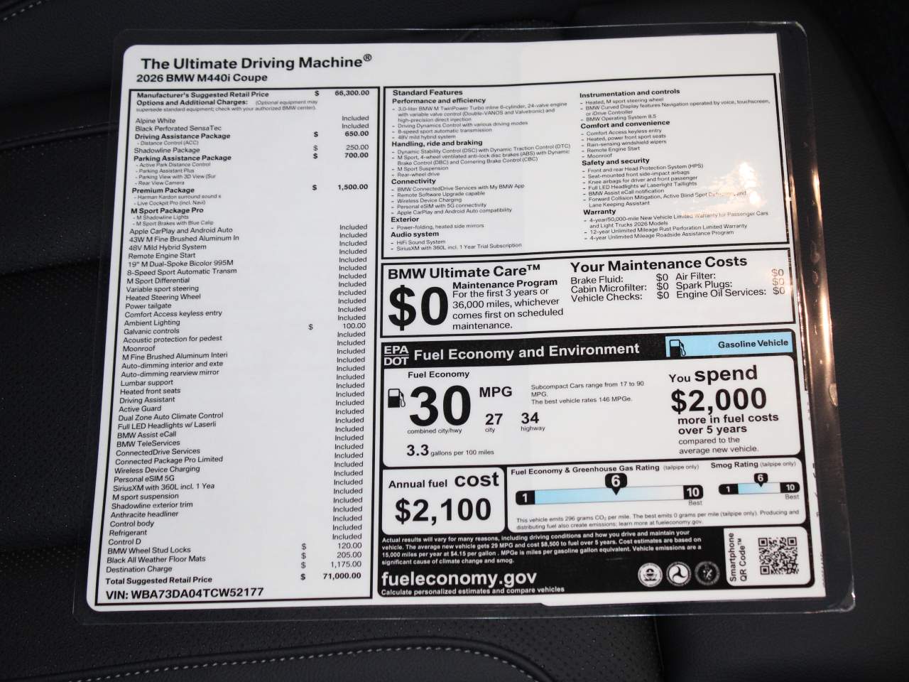 2026 BMW 4-Series M440i Coupe