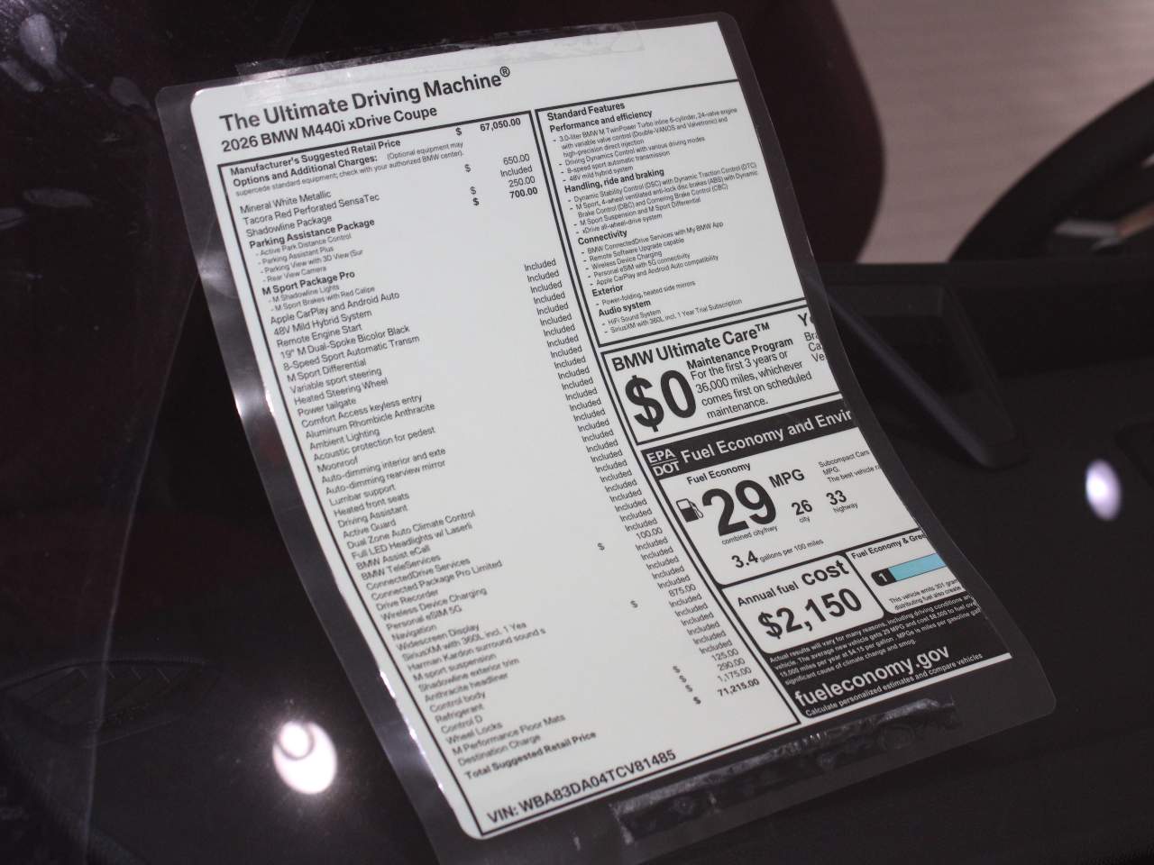 2026 BMW 4-Series M440i xDrive Coupe