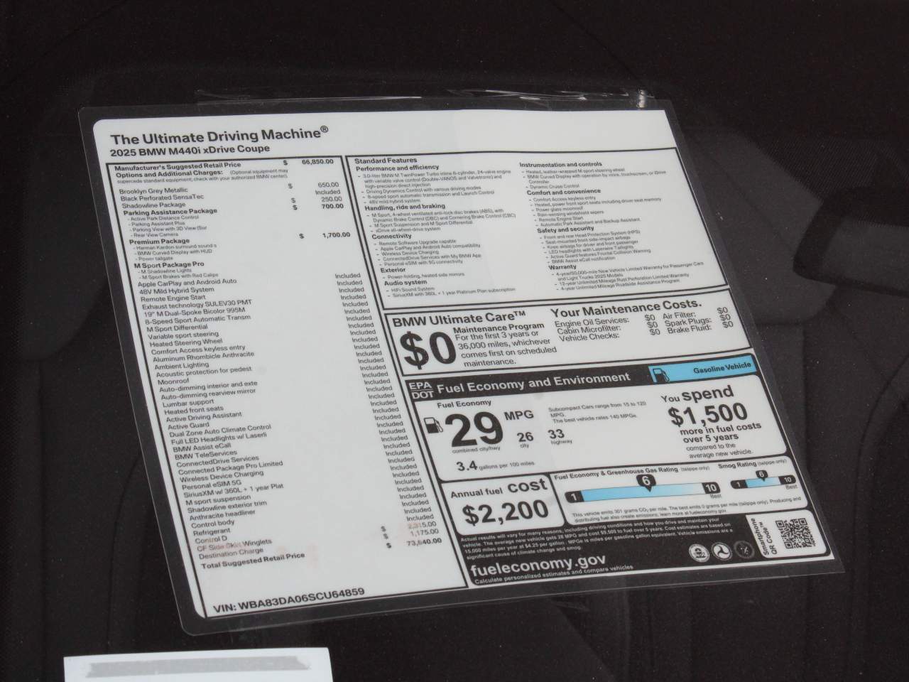2025 BMW 4-Series M440i xDrive Coupe