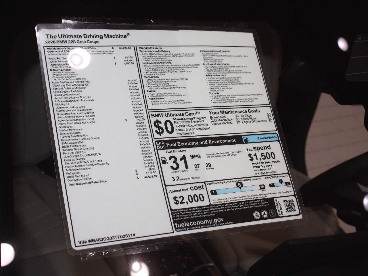 2026 BMW 2-Series 228 Gran Coupe