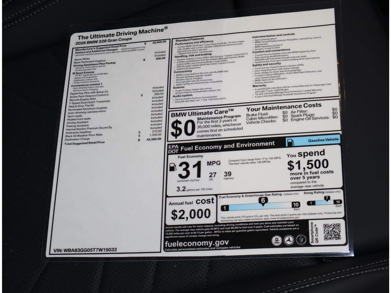 2026 BMW 2-Series 228 Gran Coupe