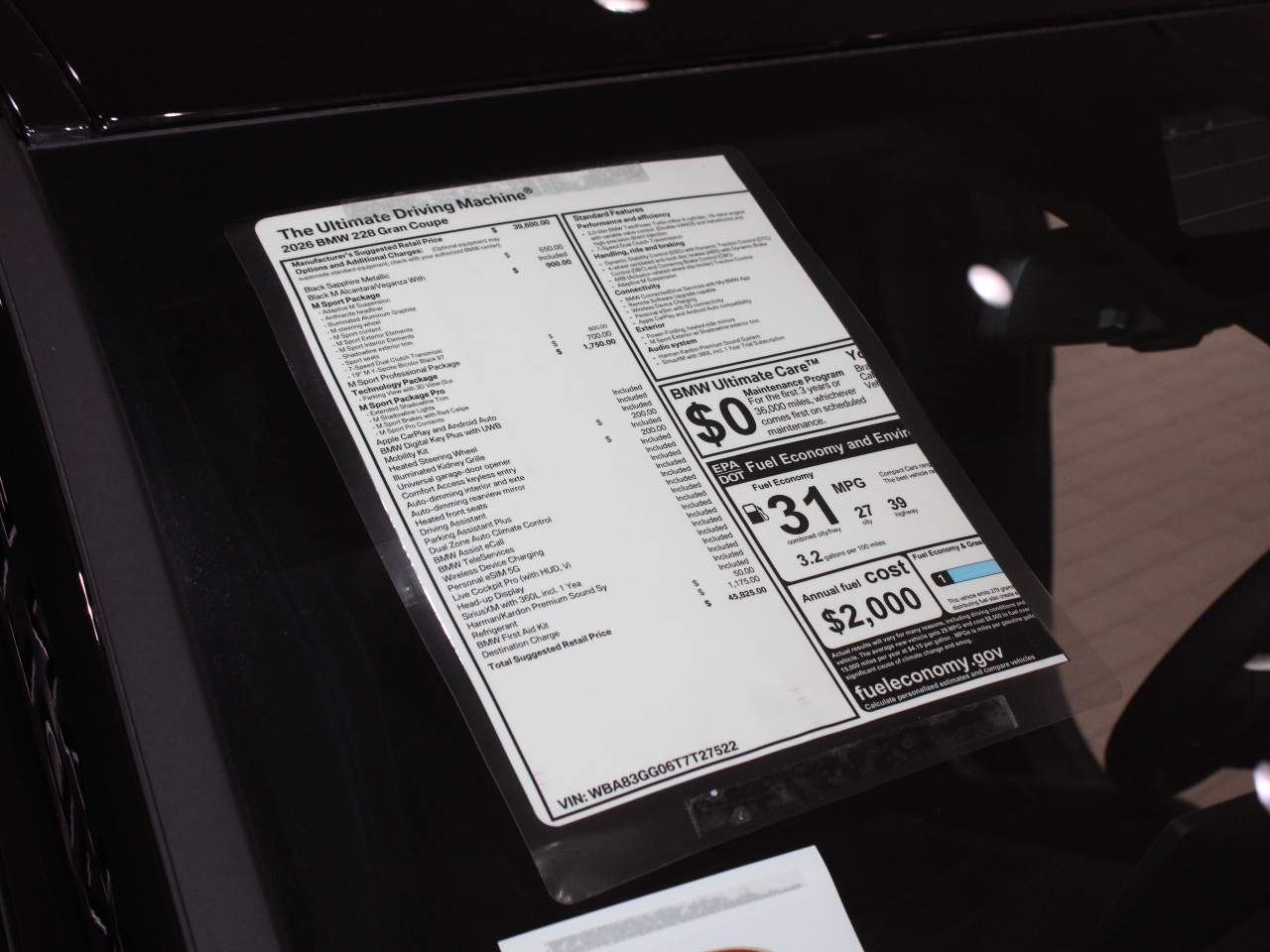 2026 BMW 2-Series 228 Gran Coupe