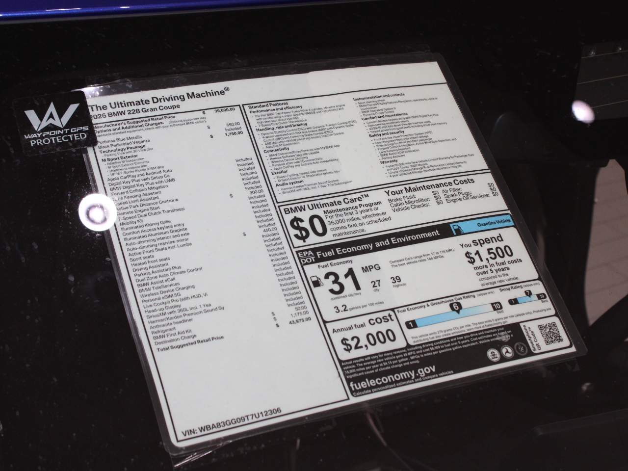 2026 BMW 2-Series 228 Gran Coupe