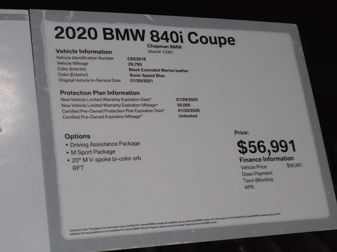 2020 BMW 8-Series 840i