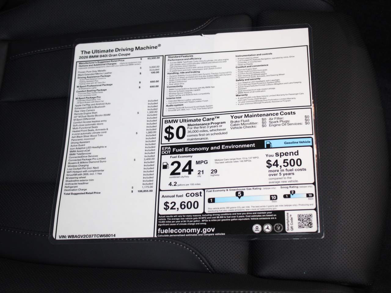 2026 BMW 8-Series 840i Gran Coupe