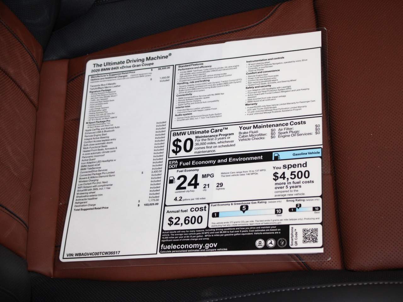 2026 BMW 8-Series 840i xDrive Gran Coupe