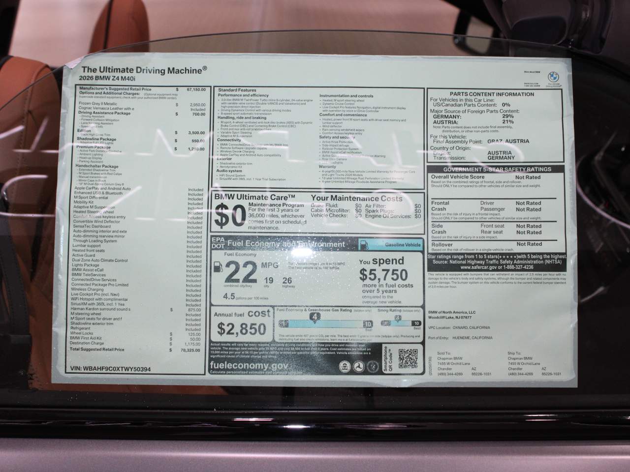 2026 BMW Z4 M40i Roadster