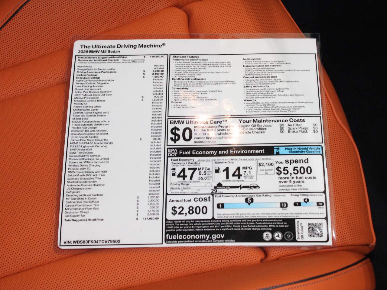 2026 BMW M5 Sedan