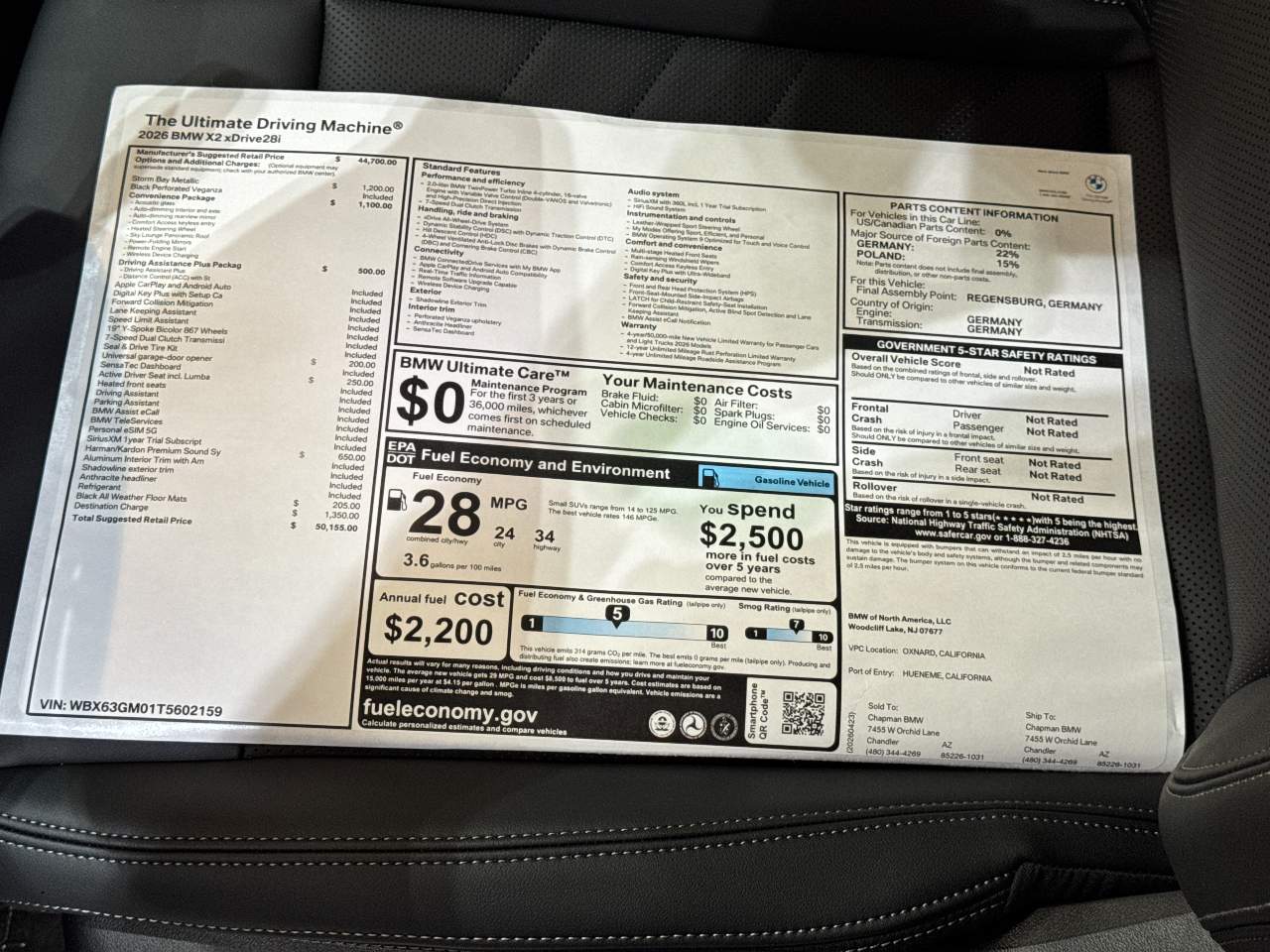 2026 BMW X2 xDrive28i