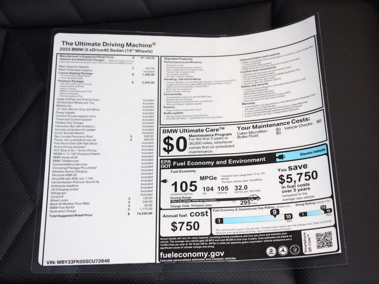 2025 BMW i5 eDrive40