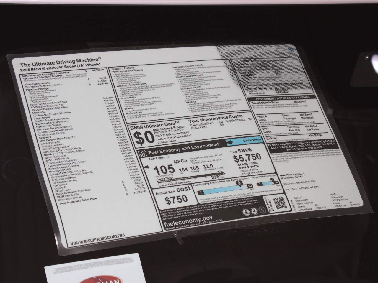 2025 BMW i5 eDrive40