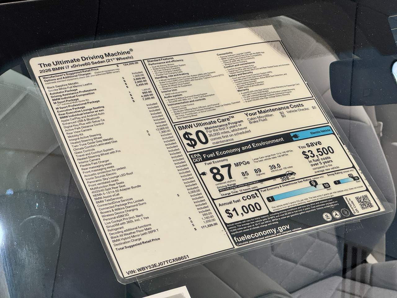 2026 BMW i7 xDrive60 Sedan