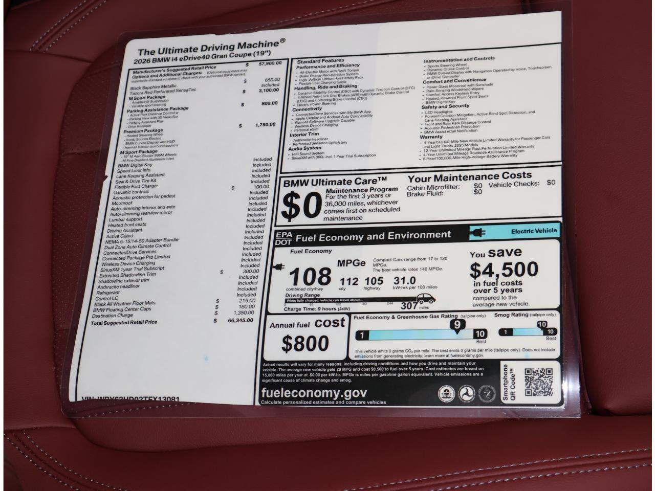 2026 BMW i4 eDrive40