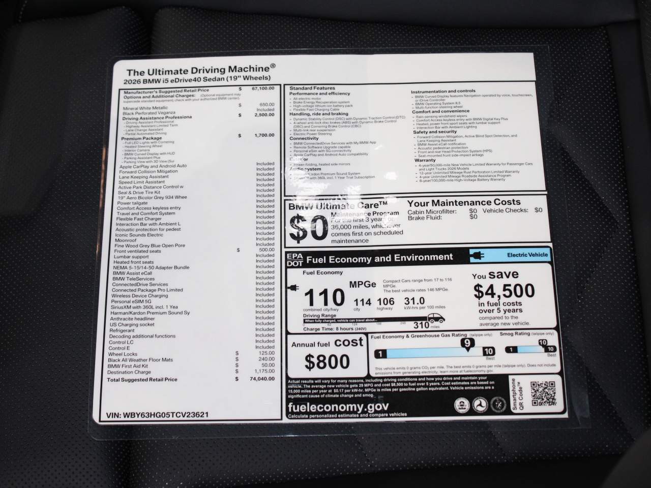 2026 BMW i5 eDrive40 Sedan