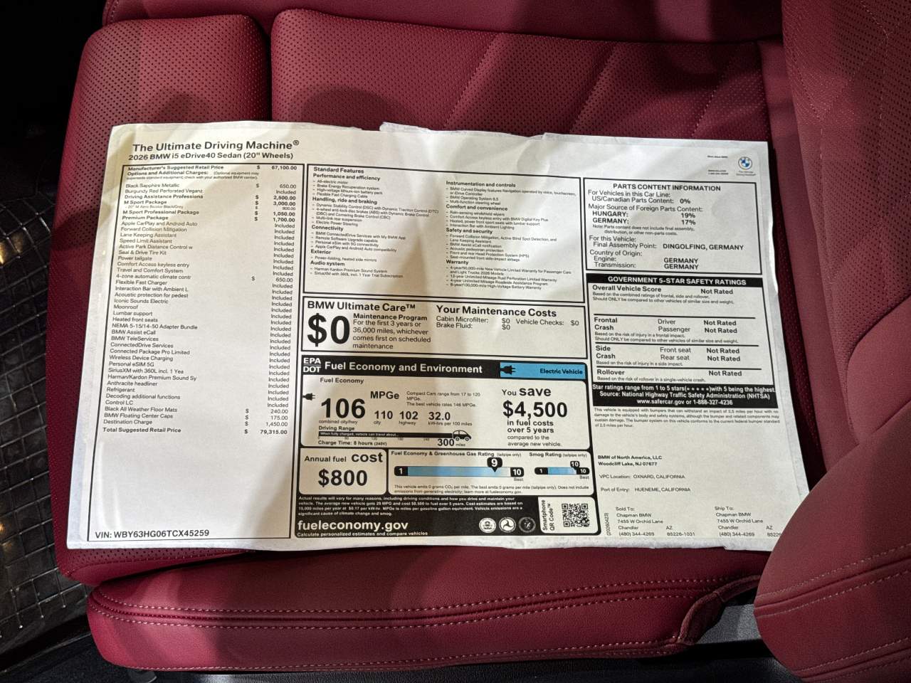 2026 BMW i5 eDrive40