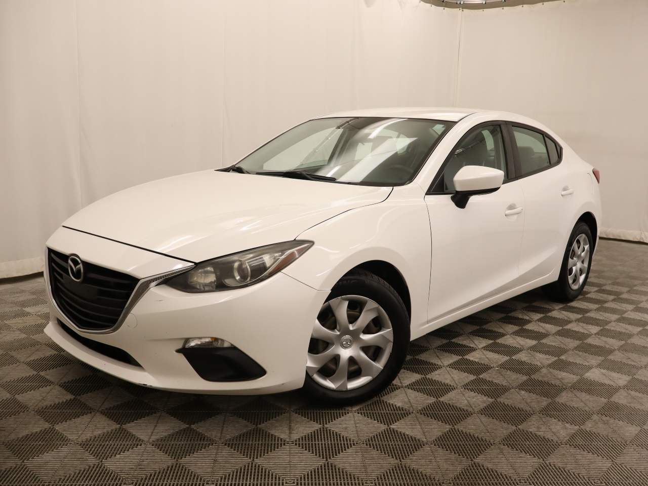Snowflake White Pearl 2015 Mazda MAZDA3 Sedan Front-Wheel Drive 6-Speed Automatic