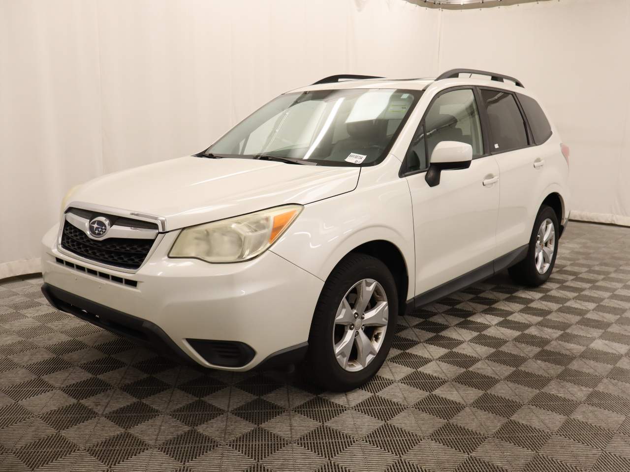 Satin White Pearl 2014 Subaru Forester SUV / Crossover All-Wheel Drive Continuously Variable Transmission