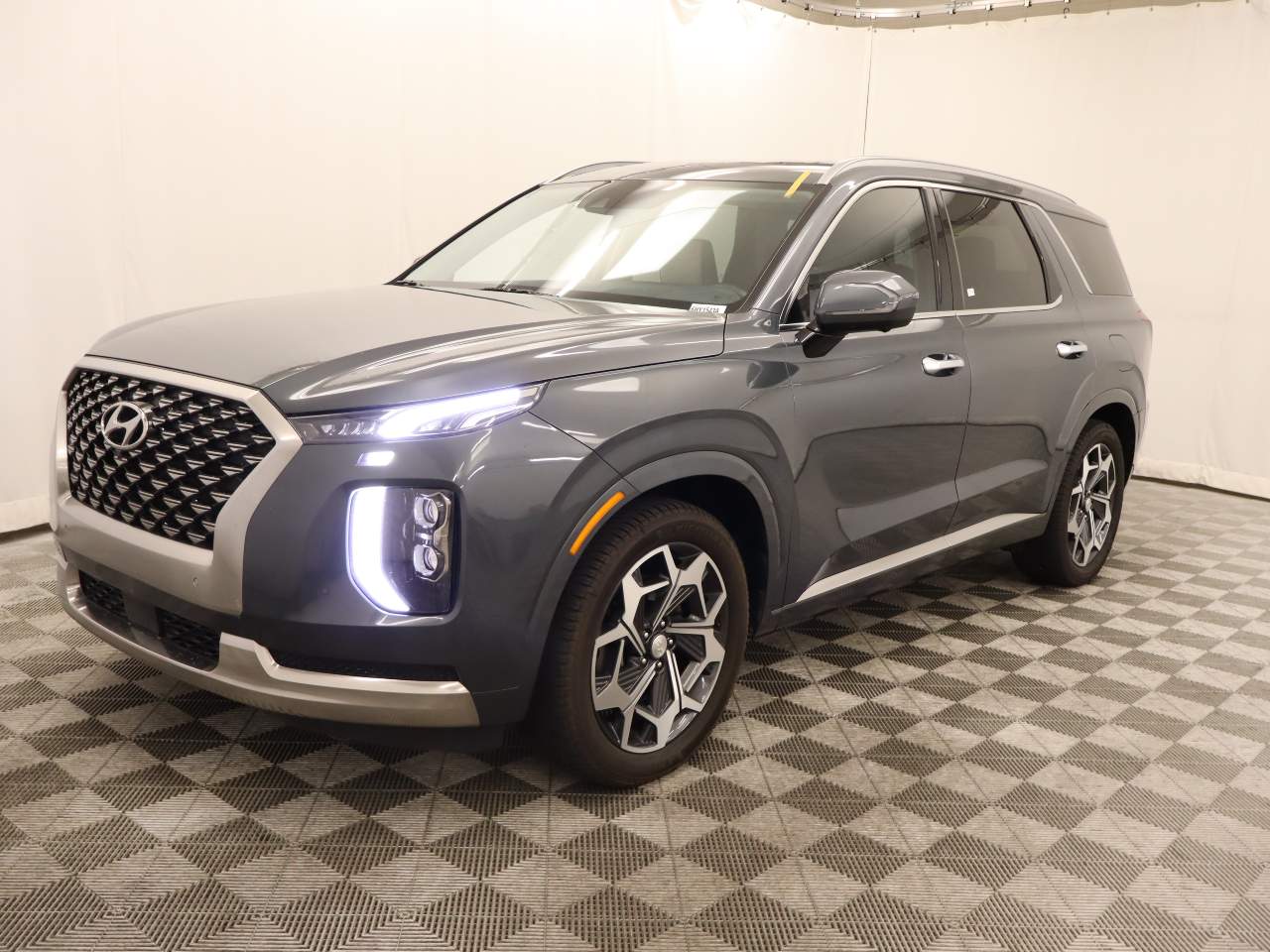 Gray (Steel Graphite) 2022 Hyundai Palisade Calligraphy FWD SUV / Crossover Front-Wheel Drive 8-Speed Automatic