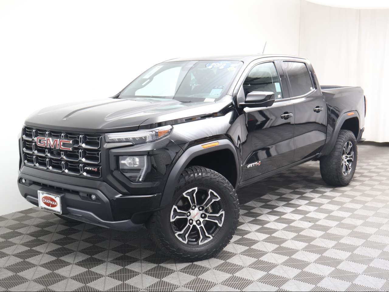 Onyx Black 2023 GMC Canyon AT4 Crew Cab 4WD Pickup Truck Four-Wheel Drive 8-Speed Automatic