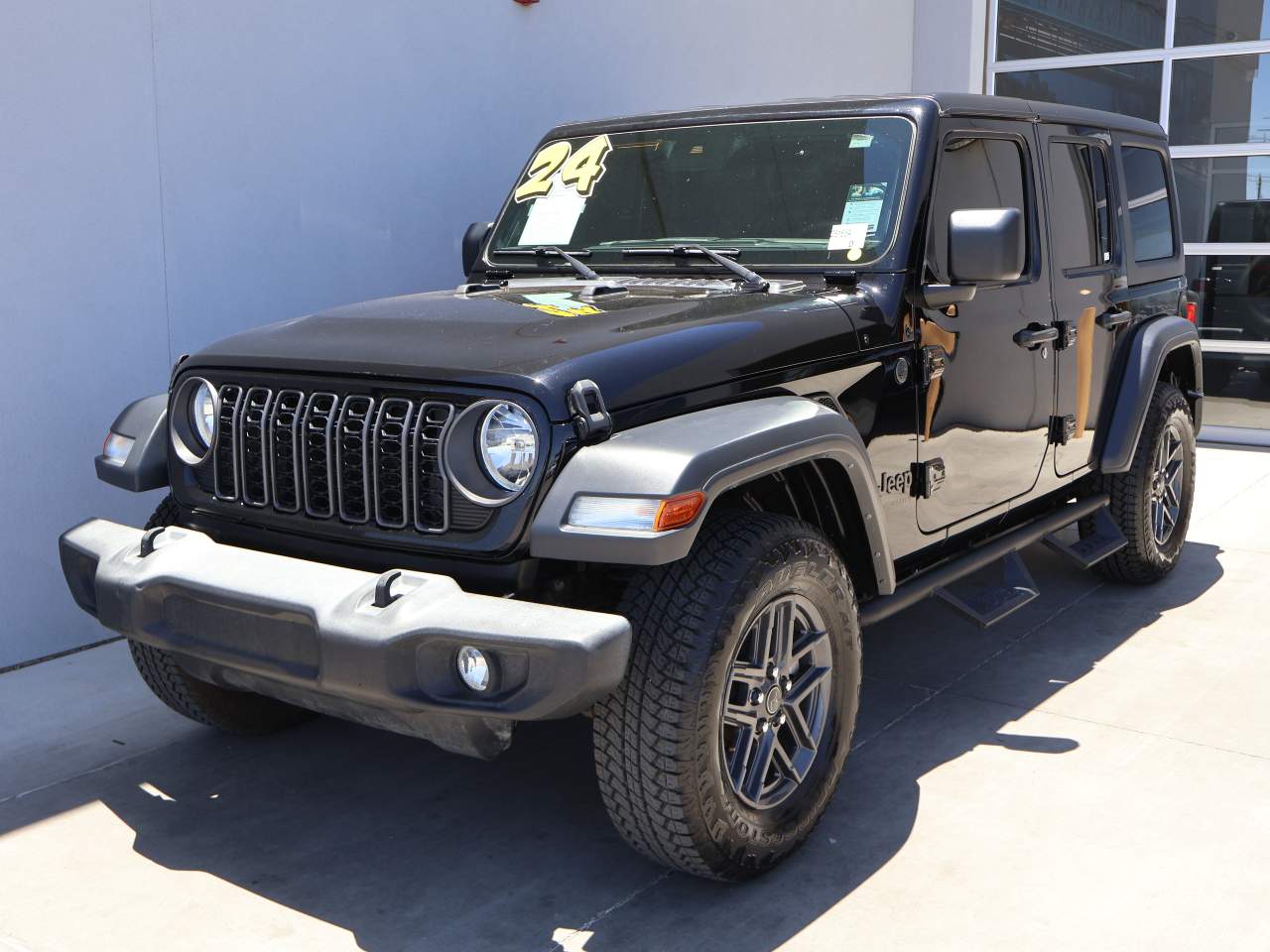 Black Clear Coat 2024 Jeep Wrangler SUV / Crossover Four-Wheel Drive 8-Speed Automatic