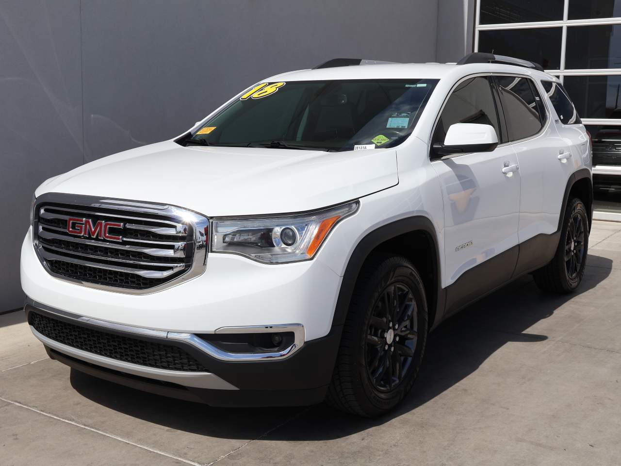 Summit White 2018 GMC Acadia SLT-1 FWD SUV / Crossover Front-Wheel Drive 6-Speed Automatic
