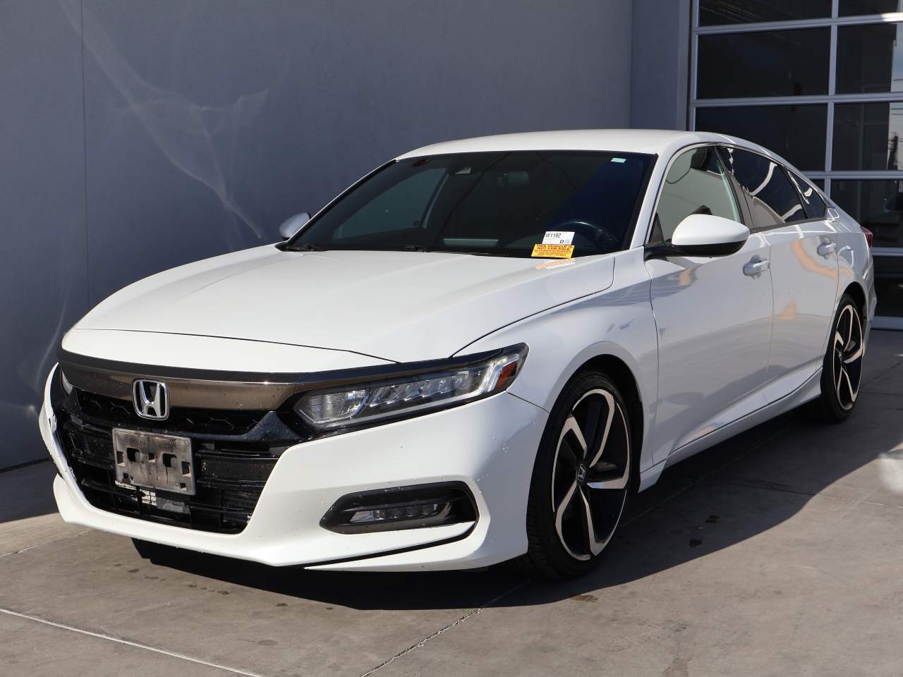 Platinum White Pearl 2019 Honda Accord 1.5T Sport FWD Sedan Front-Wheel Drive 7-Speed CVT