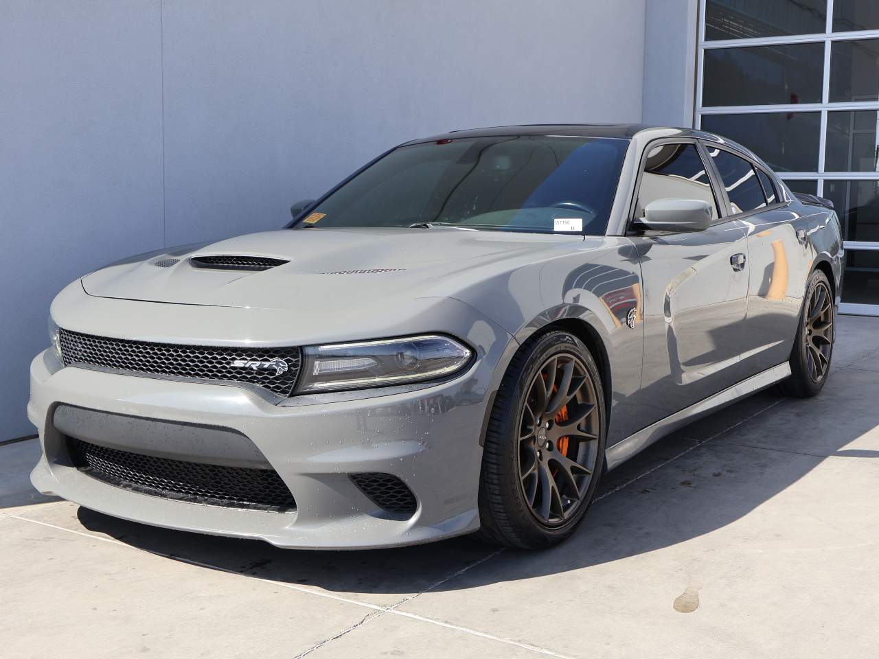 Destroyer Gray Clear Coat 2018 Dodge Charger SRT Hellcat RWD Sedan Rear-Wheel Drive 8-Speed Automatic